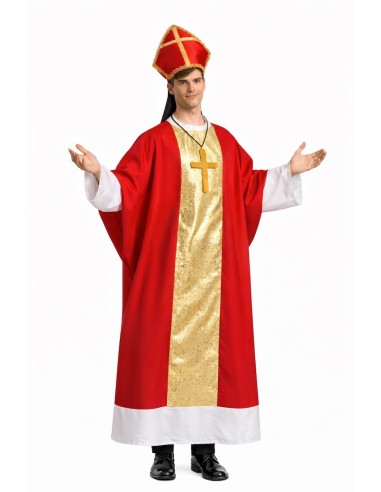 Costume Vescovo Taglia L | Costumi per Adulti Il Re del Carnevale
